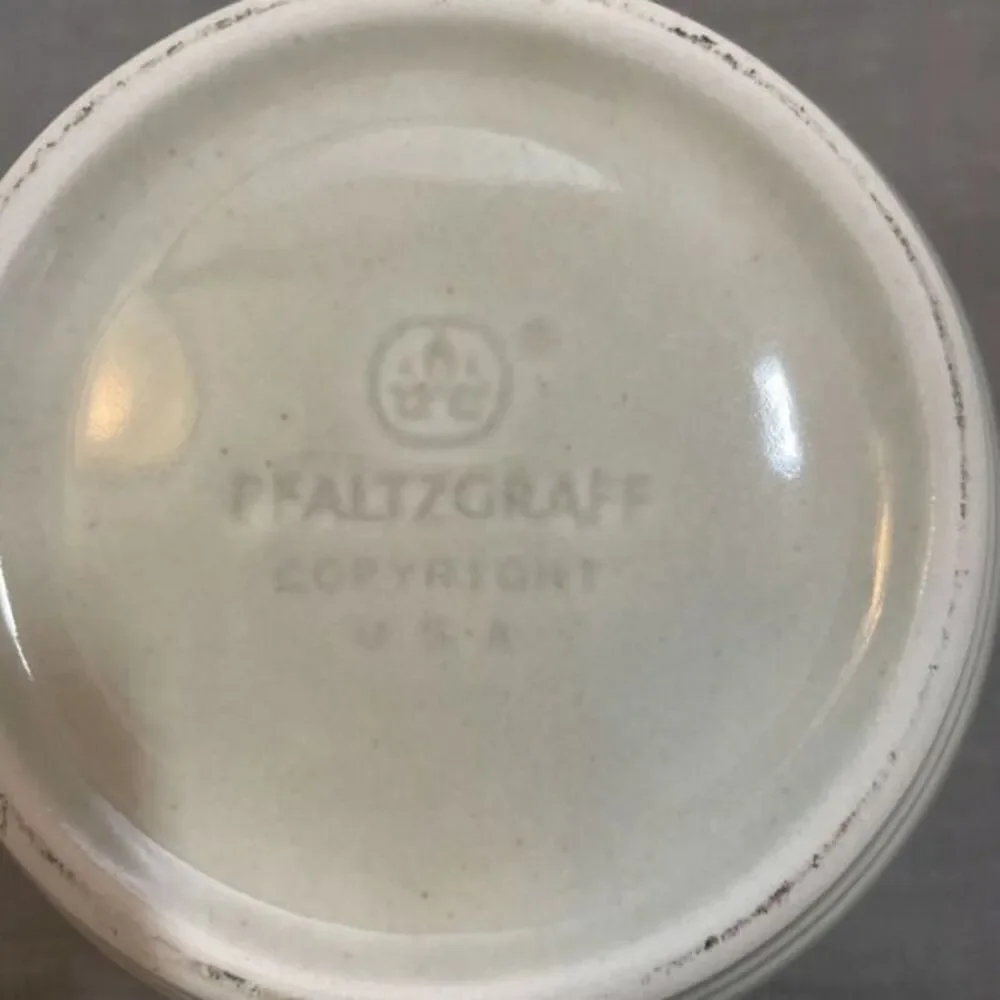 Pfaltzgraff Cappuccino Gravy Boat / Creamer Made In USA  Used‎ For Display Only